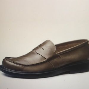 Business casual leather shoes